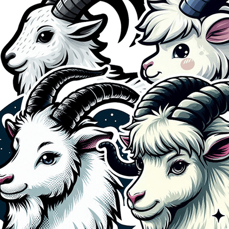 Zodiac - Capricorn - stickers