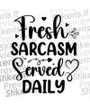 Fresh sarcasm - tekstinis - Lipdukas