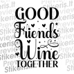 Good friends - tekstinis - Lipdukų gamyba ir prekyba | Lipdukai internetu