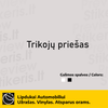 Užrašas ant automobilio - Trikojų priešas - Lipdukų gamyba ir prekyba | Lipdukai internetu