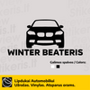 Užrašas ant automobilio - Winter beateris