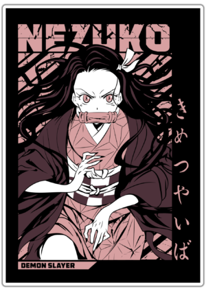 Demon Slayer Nezuko lipdukas