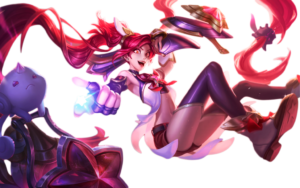 League of Legends Jinx lipdukas