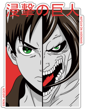 Attack on Titan Eren Jaeger lipdukas
