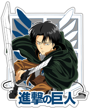 Attack on Titan Levi lipdukas