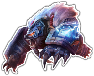 League of Legends Volibear lipdukas