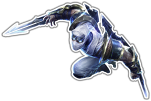 League of Legends Zed lipdukas