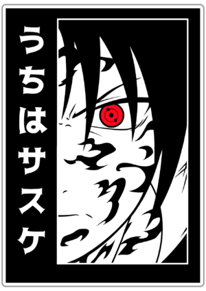 Naruto Sasuke lipdukas
