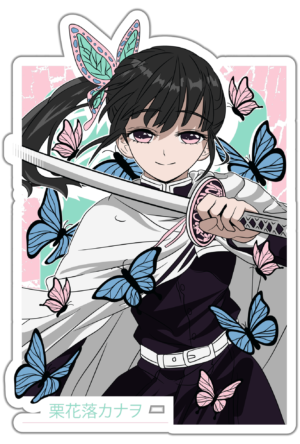 Demon Slayer Kanroji Mitsuri lipdukas
