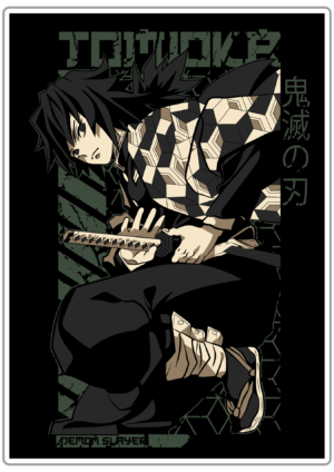 Demon Slayer Tomioka lipdukas