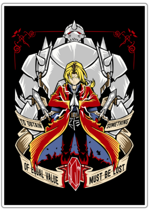 Fullmetal Alchemist lipdukas