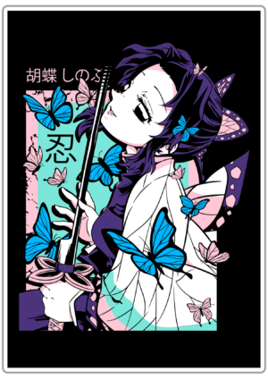 Demon Slayer Shinobu lipdukas