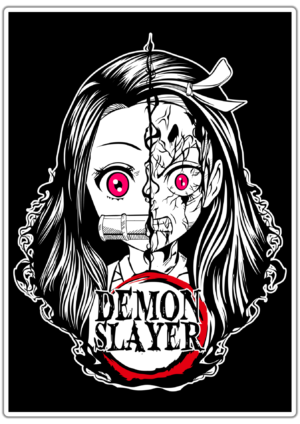 Demon Slayer Nezuko lipdukas
