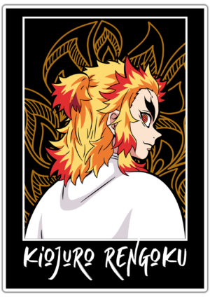 Demon Slayer Kyojuro Rengoku lipdukas