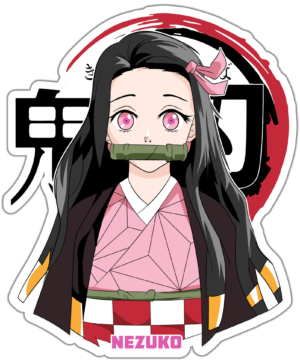Demon Slayer Nezuko lipdukas
