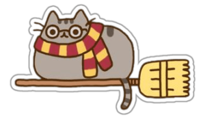 Harry Potter katė lipdukas
