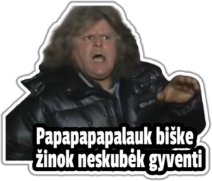 Papapapapalauk lipdukas