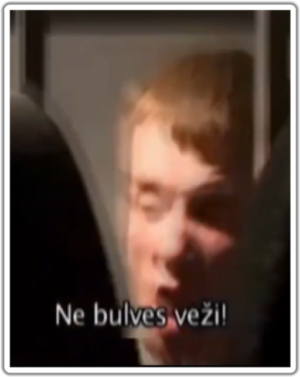 Ne bulves veži! lipdukas
