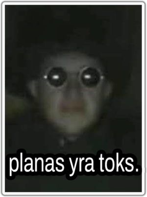 Planas yra toks lipdukas