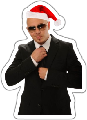 Kalėdų šventinis elegantiškas lipdukas