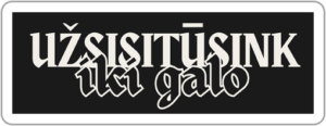užsitūsink lipdukas